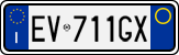 License plate of Italy, Cars (1994 year series)