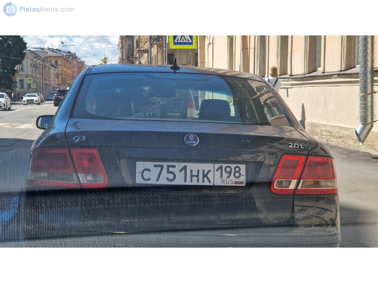 с 751 нк 198, SAAB 9-3 2nd gen Sedan (YS3F), 2003–2007