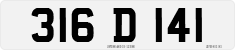 License plate of the United Kingdom, Diplomatic