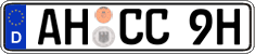 German license plate, Plates for oldtimers (type 