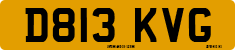 License plate of the United Kingdom, 1983 year system