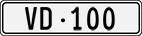 License plate of Switzerland, Cars