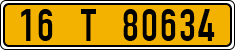 License plate of Turkey, Temporary