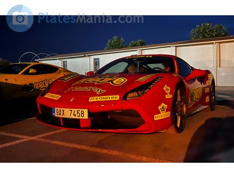 9AX 7458, Ferrari 488