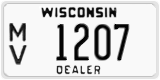 Wisconsin, Dealer (A/B 1234X)