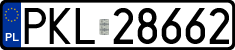 License plates of Poland, Regular car plates