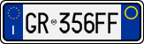 License plate of Italy, Cars (1994 year series)