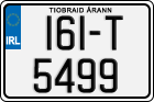 License plate of Ireland, Regular plates