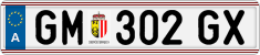 License plate of Austria, Regular plates