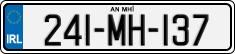 License plate of Ireland, Regular plates