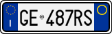 License plate of Italy, Cars (1994 year series)