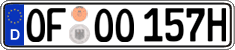 German license plate, Plates for oldtimers (type 