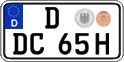German license plate, Plates for oldtimers (type 