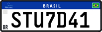 License plate of Brazil, Private owners (Mercosul)