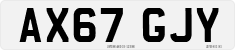 License plate of the United Kingdom, 2001 year system