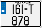 License plate of Ireland, Regular plates