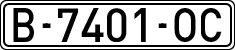 License plates of Spain, 1971 year series