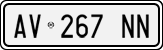 License plate of Italy, Cars (1994 year series)