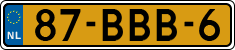 License plate of the Netherlands, Heavy Commercial Vehicles (1994 system)