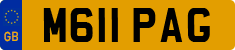 License plate of the United Kingdom, 1983 year system