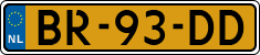 License plate of the Netherlands, Commercial Vehicles (1951-1994 system)