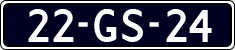 License plate of the Netherlands, Cars