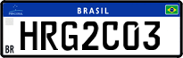 License plate of Brazil, Private owners (Mercosul)