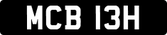 License plate of the United Kingdom, 1963 year system