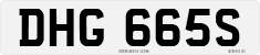 License plate of the United Kingdom, 1963 year system