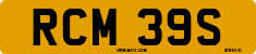 License plate of the United Kingdom, 1963 year system