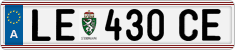 License plate of Austria, Regular plates