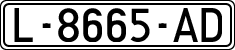 License plates of Spain, 1971 year series