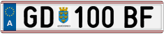 License plate of Austria, Regular plates