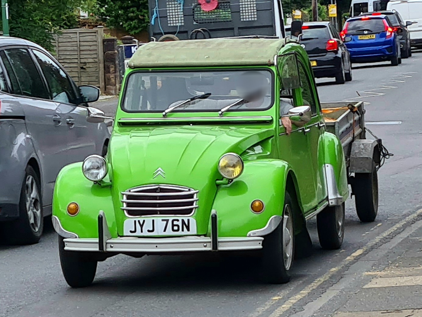 JYJ76N, Citroёn 2CV 1st gen Sedan, 1949–1990