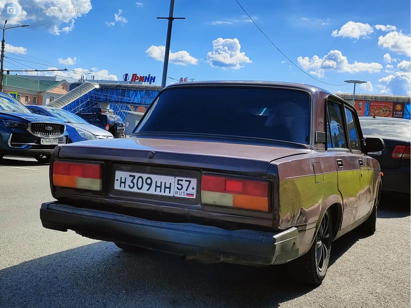 н 309 нн 57, Lada (VAZ) 2107 Жигули (Nova / Riva / Signet / 1500), 1982–2014