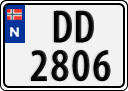 License plate of Norway, Trailers, motorcycles, special vehicles