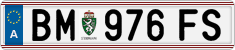 License plate of Austria, Regular plates