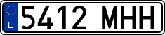 License plates of Spain, Ordinary (2000)