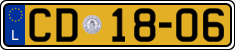 License plate of Luxembourg, Diplomatic