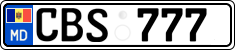 License plate of Moldova, Cars (2015)