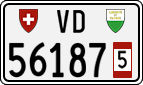 License plate of Switzerland, Provisional