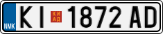 License plate of North Macedonia, Regular plates (2012)