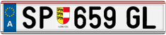 License plate of Austria, Regular plates