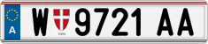 License plate of Austria, Regular plates