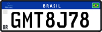 License plate of Brazil, Private owners (Mercosul)