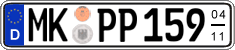 German license plate, Seasonal plates
