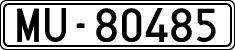License plates of Spain, 1900 year series