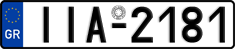 License plate of Greece, Cars