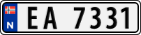 License plate of Norway, Trailers, motorcycles, special vehicles