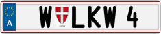 License plate of Austria, Vanity Plates